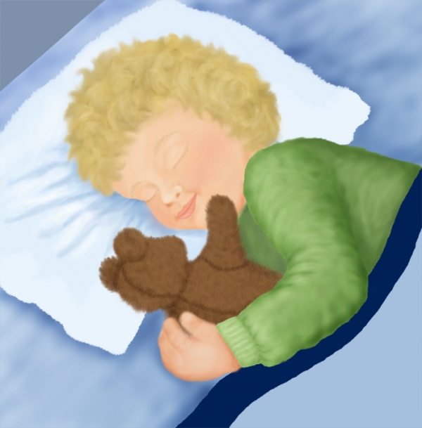 Creation of Teddy Loves You, Too: Step 5